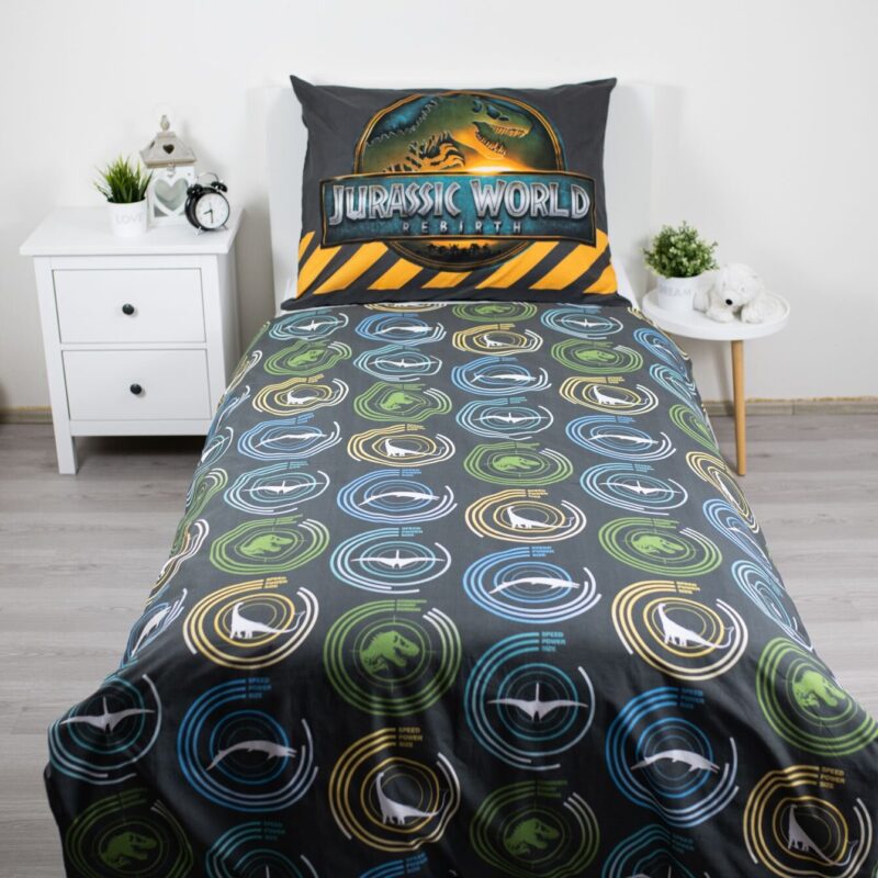 100% katoen dekbedset van Jurassic World in 140 x 200 cm