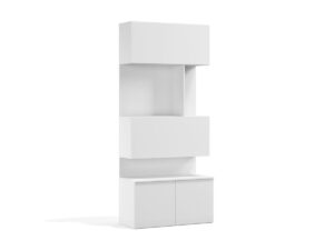 Multimo opklapbed 228 cm hoog - Wit