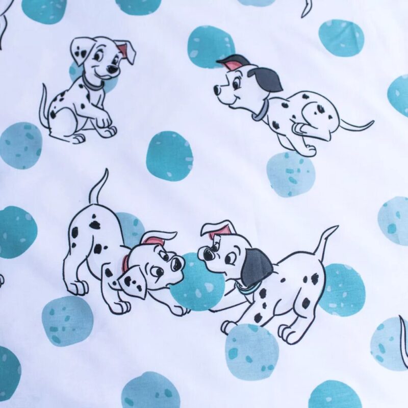Beddengoed Pups 100 x 135 cm Katoen 100 x 135 cm van 101 Dalmatiërs, Wit
