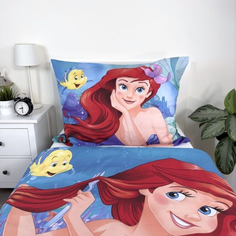 Beddengoed 140 x 200 cm 140 x 200 cm van Disney De Kleine Zeemeermin, Oranje