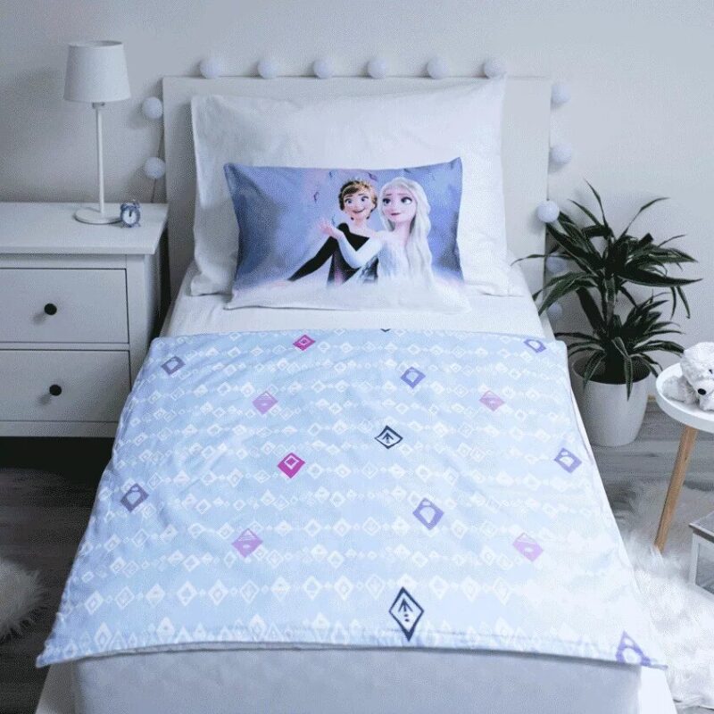 Beddengoed Family 100 x 135 cm 40 x 60 cm 100 x 135 cm van Disney Frozen, Paars