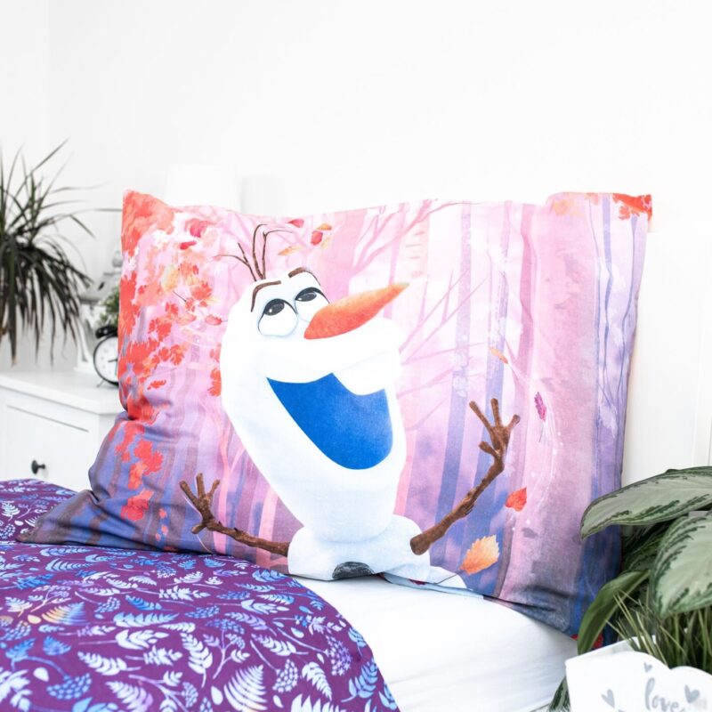 Beddengoed sisters 140 x 200 cm van Disney Frozen, Lichtblauw