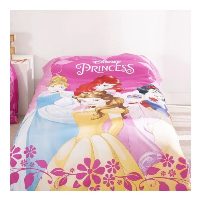 Beddengoed 140x200cm 140 x 200 cm van Disney Princess, Multicolor