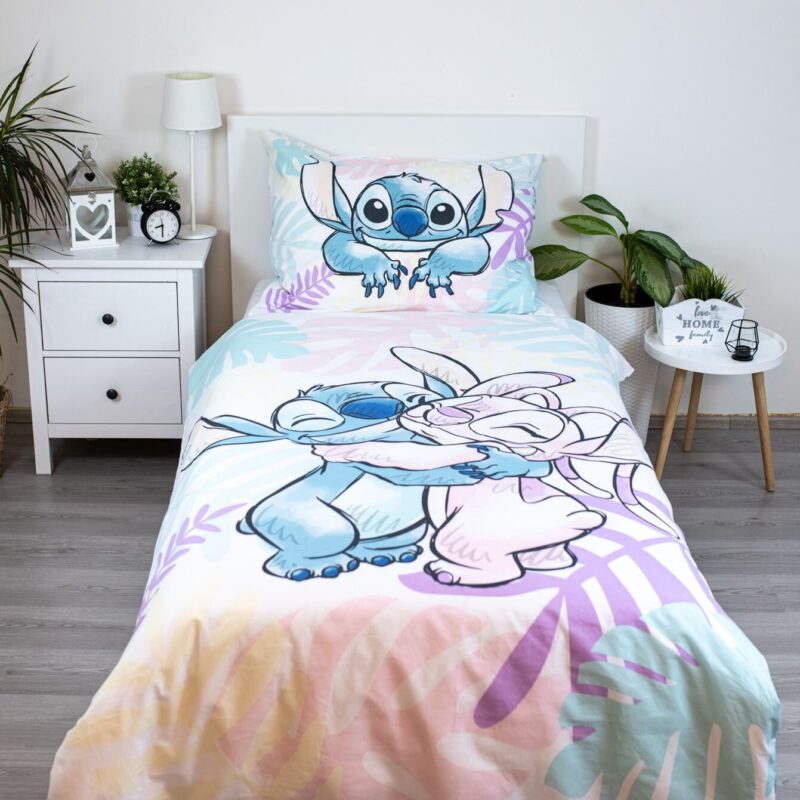 Beddengoed Knuffel 140 x 200 cm 140 x 200 cm van Lilo en Stitch, Multicolor