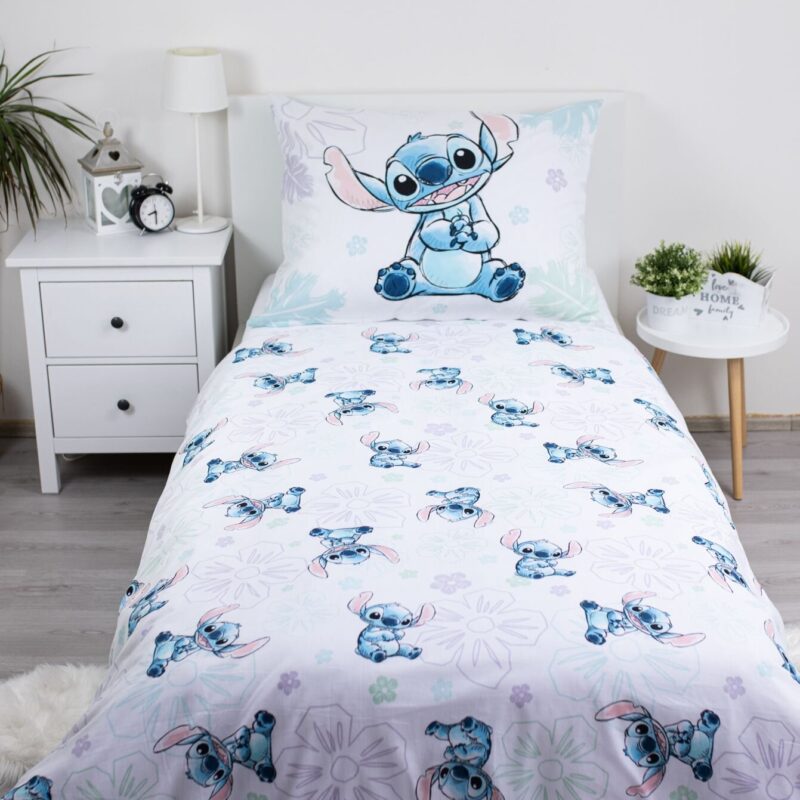 Beddengoed Ohana White 140 x 200 cm 140 x 200 cm van Lilo en Stitch, Wit