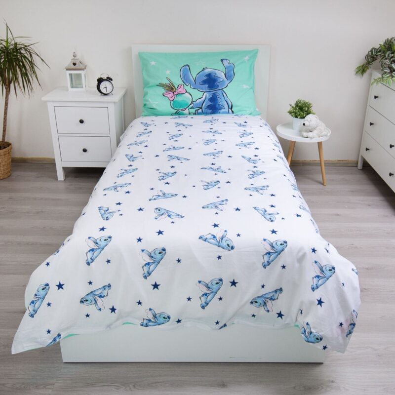 Beddengoed Buddies 140 x 200 cm 140 x 200 cm van Lilo en Stitch, Mint