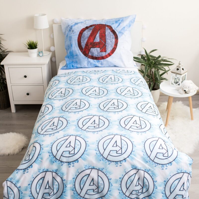 Beddengoed Heroes 140 x 200 cm van Marvel Avengers, Multicolor