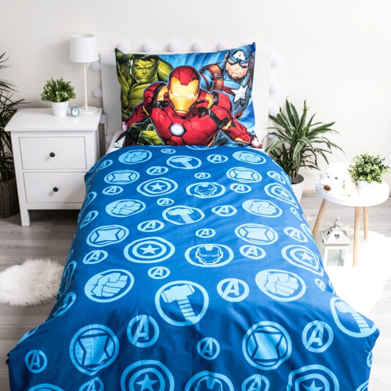 Beddengoed Victory 140 x 200 cm van Marvel Avengers, Multicolor