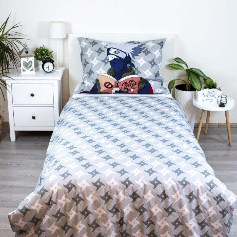 Beddengoed Happy 140 x 200 cm Katoen 70 x 90 cm 140 x 200 cm van Naruto, Multicolor