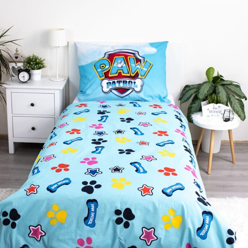 Beddengoed You Make me Smile Glow in the Dark 140 x 200 cm van Paw Patrol, Multicolor