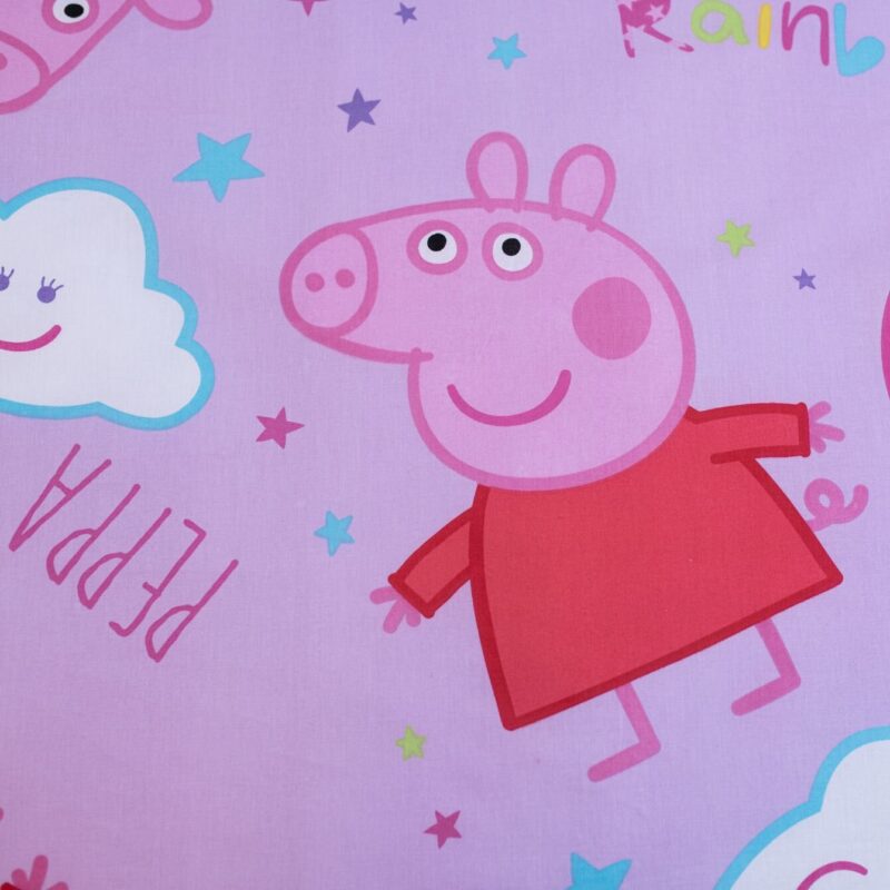 Beddengoed Regenboog 140 x 200 cm 140 x 200 cm van Peppa Pig, Multicolor
