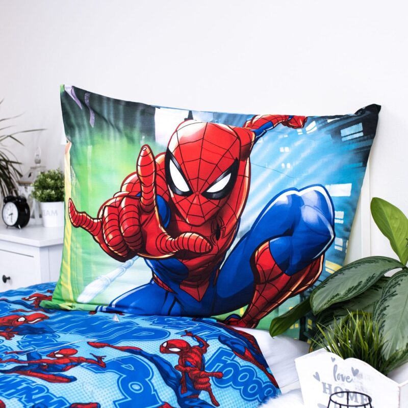 Beddengoed 140 x 200 cm 140 x 200 cm van Spiderman, Multicolor