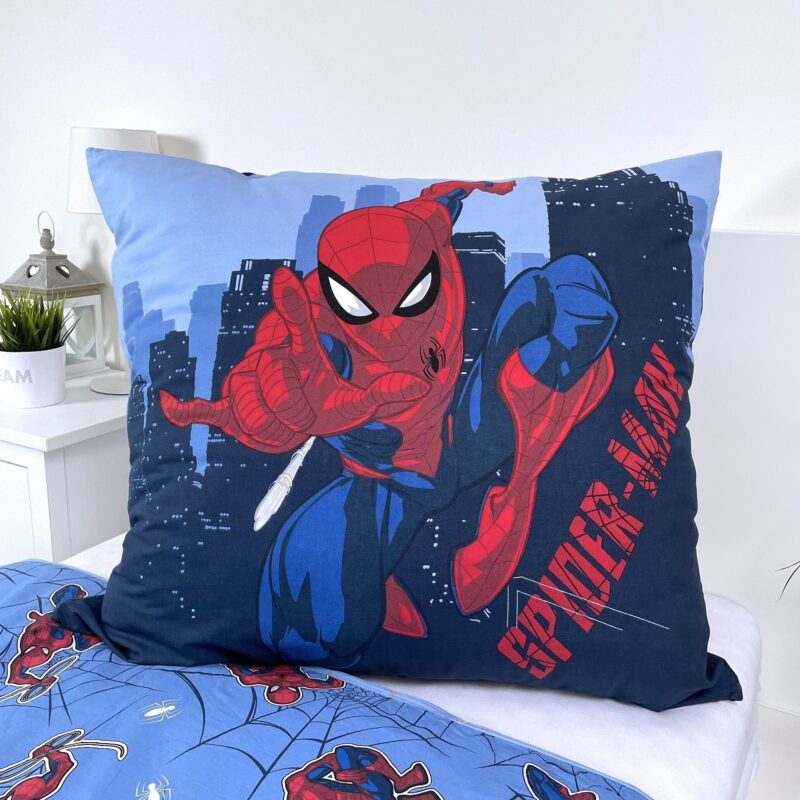 Beddengoed 160 x 200 cm 160 x 200 cm van Spiderman, Blauw