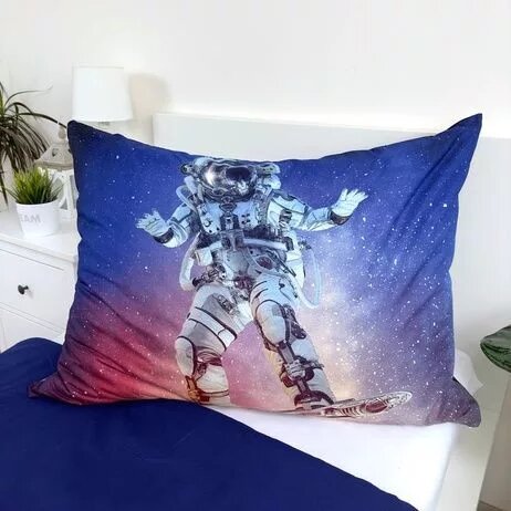 Beddengoed eenpersoons 140 x 200 cm van Sweet Home, Blauw