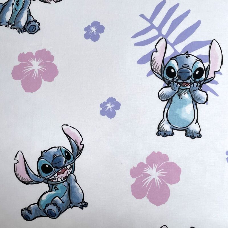 100% katoen hoeslaken van Lilo en Stitch in 90 x 200 cm