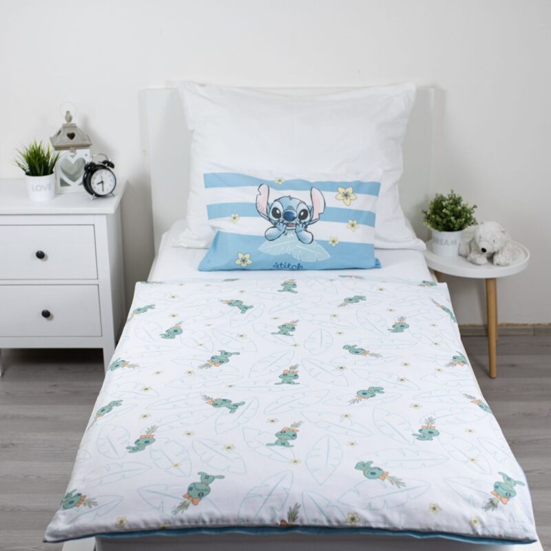 100% katoen dekbedset HUGS van Lilo en Stitch in 100 x 135 cm