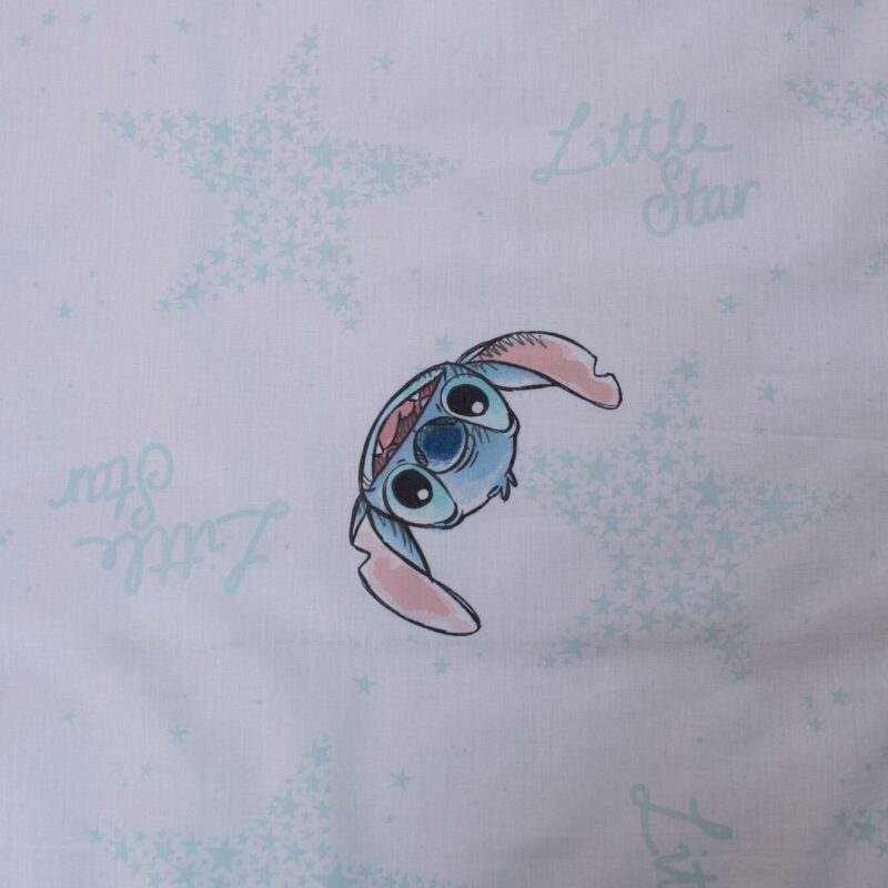 Beddengoed White Star 100 x 135 cm van Lilo en Stitch, Wit