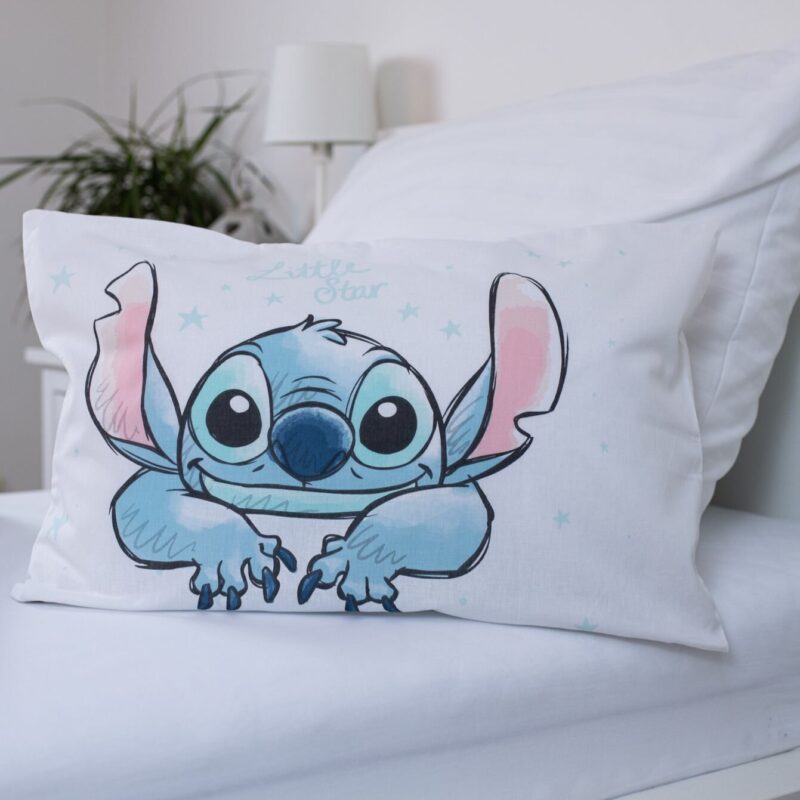 Lilo en Stitch dekbedovertrek 100 x 135 cm van 100% katoen, White Star