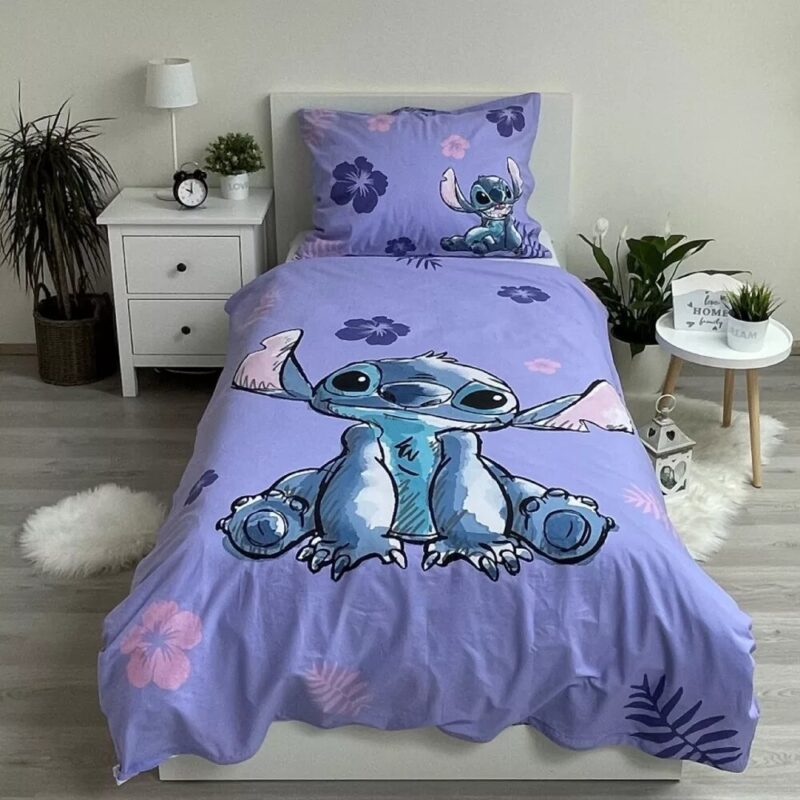 100% katoen dekbedset sweet 140 x 200 cm van Lilo en Stitch in 140 x 200 cm