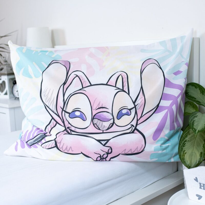 Lilo en Stitch dekbedovertrek Knuffel 140 x 200 cm - Multicolor - 140 x 200 cm - 100% katoen - kussensloop 70 x 90 cm