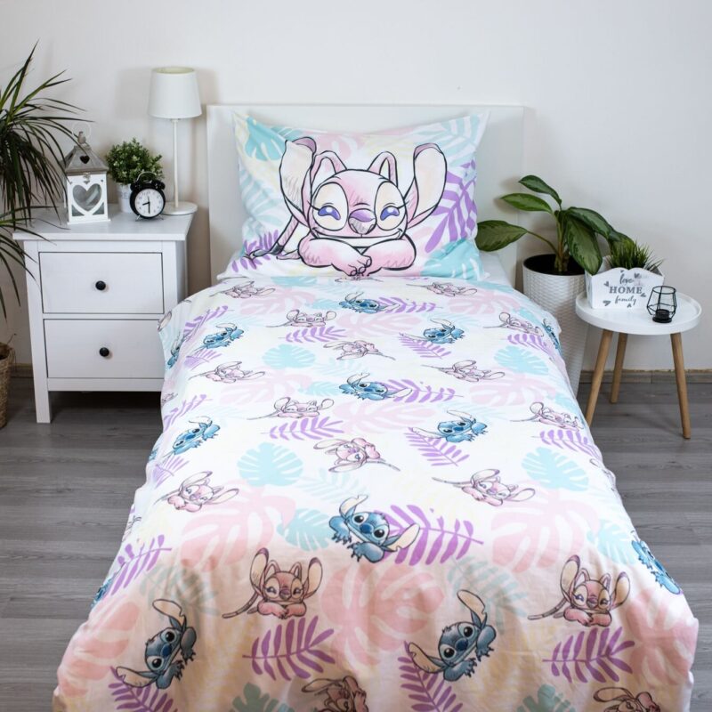 Lilo en Stitch dekbedovertrek 140 x 200 cm van 100% katoen, Knuffel 140 x 200 cm