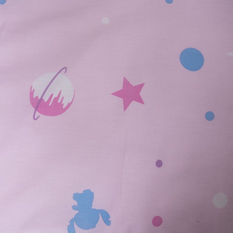Lilo en Stitch dekbedovertrek 140 x 200 cm van 100% katoen, roze 140 x 200 cm