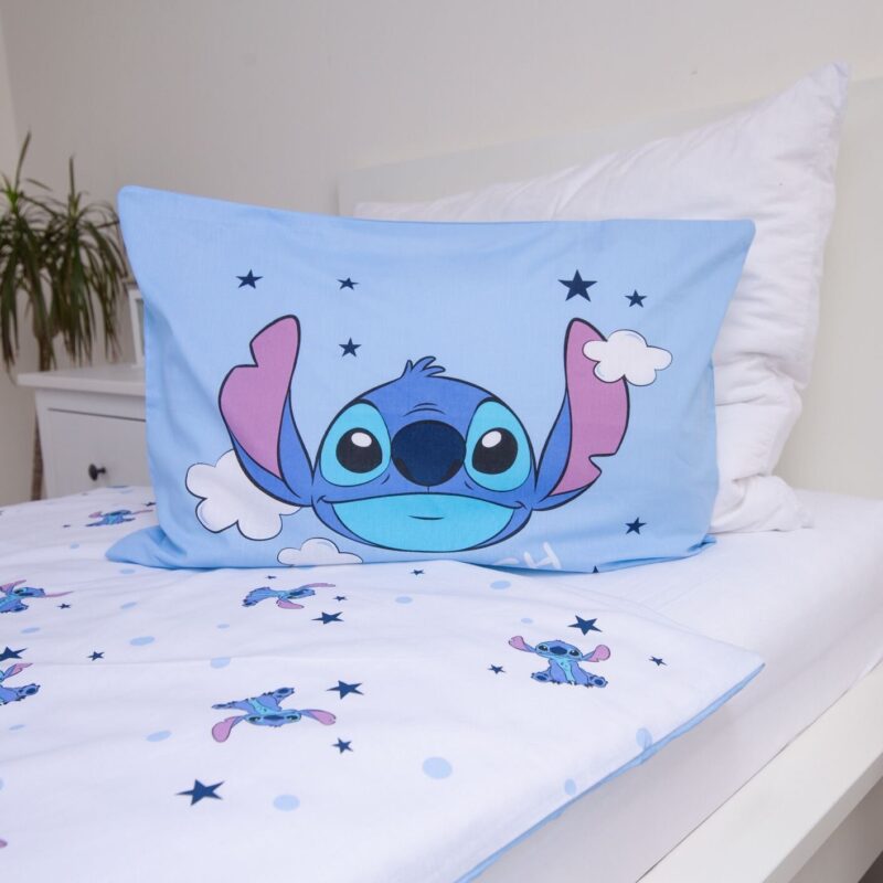 Beddengoed 140 x 200 cm 140 x 200 cm van Lilo en Stitch, Lichtblauw