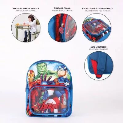 100% Polyester tas 30x25x12 cm van Marvel Avengers in 30 x 25 cm