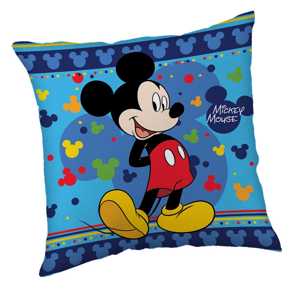 Disney Mickey Mouse sierkussen 40x40 cm - Blauw - 40 x 40 cm - 100% Polyester