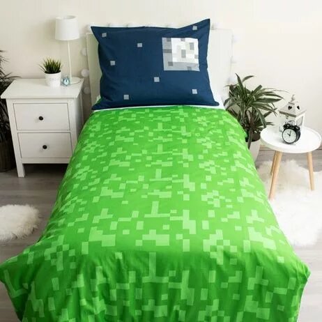 100% katoen dekbedset Sssleep Tight van Minecraft in 140 x 200 cm