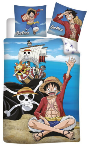 One Piece dekbedovertrek Vamos - Multicolor - 140 x 200 cm, 240 x 200 cm - 100% katoen