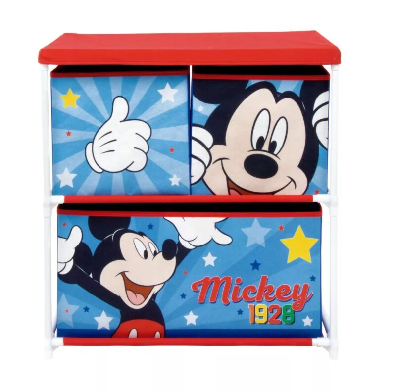Lichtblauw/Rood - opbergbox Disney Mickey Mouse 53x30