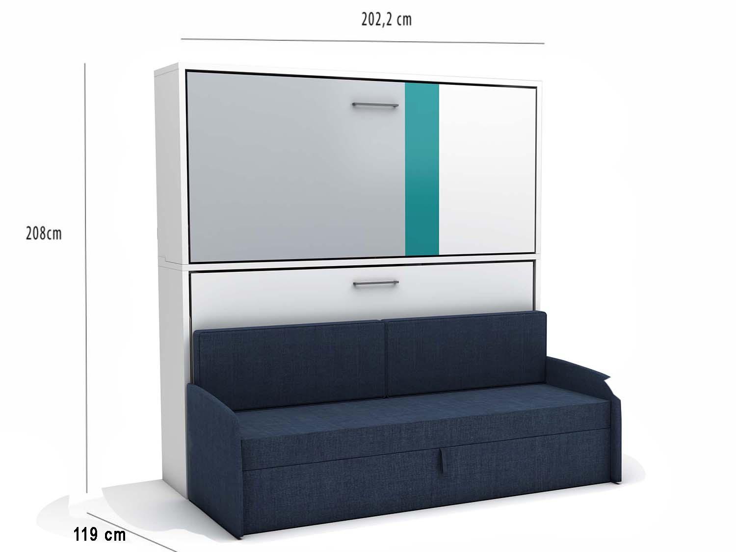 Bed Smart Bunk met bank van Multimo