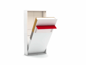 Multimo opklapbed zonder bureau - Wit