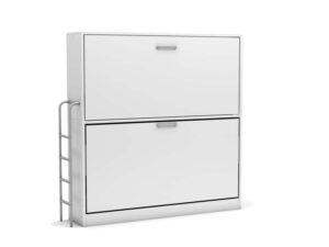 Multimo stapelbed Smart Bunk met bank - Geel, Turquoise, Wit