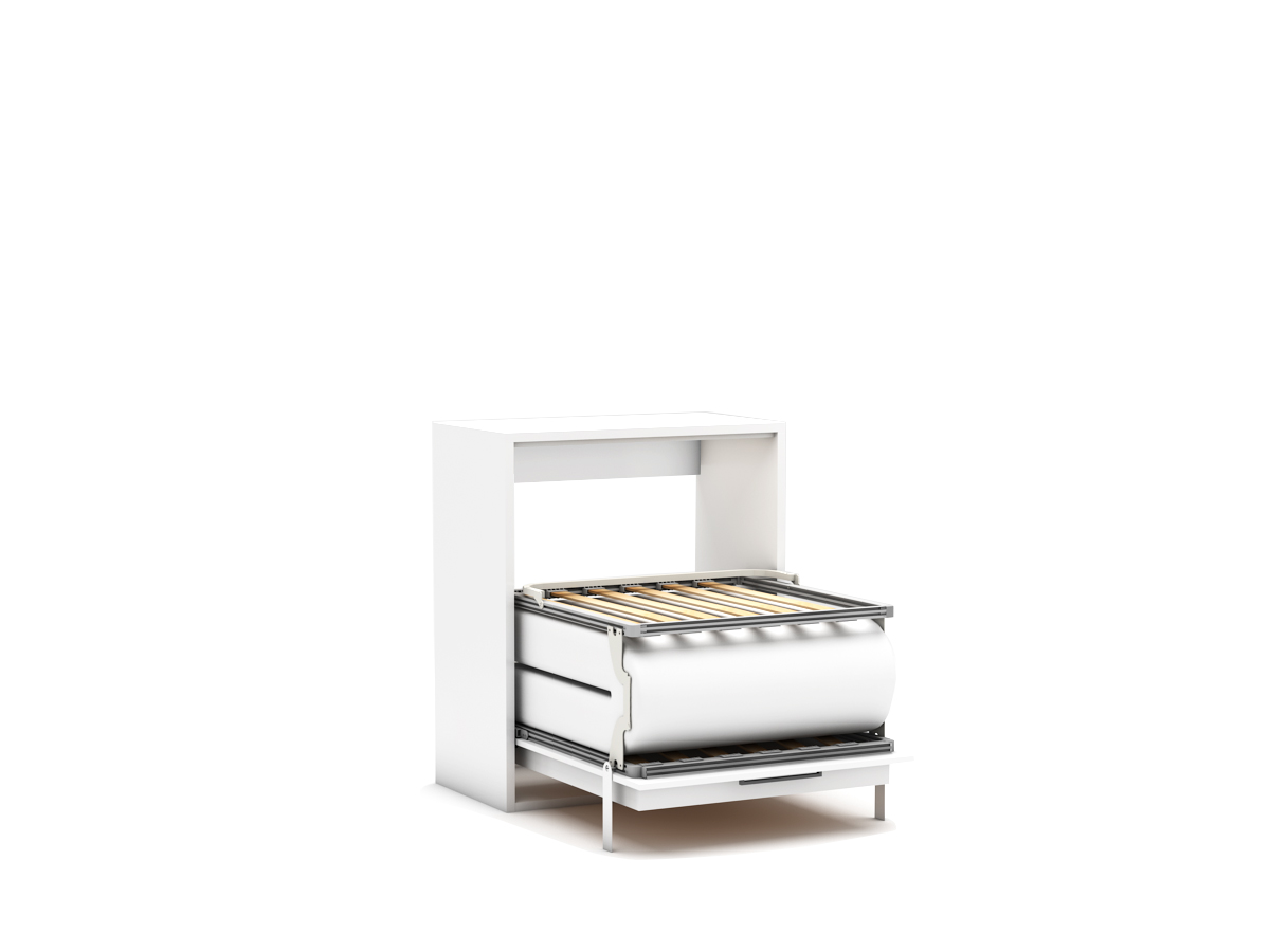 Capsule bed en bureau opklapbed van Multimo