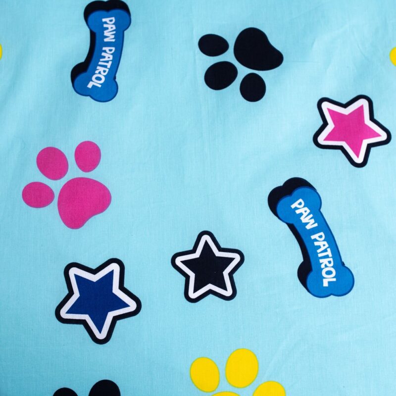 Paw Patrol dekbedovertrek 140 x 200 cm van 100% katoen, You Make me Smile Glow in the Dark