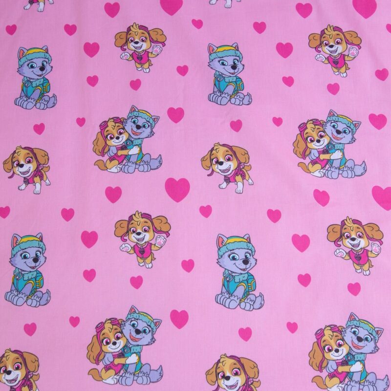 Paw Patrol dekbedovertrek 100 x 135 cm, Skye & Everest