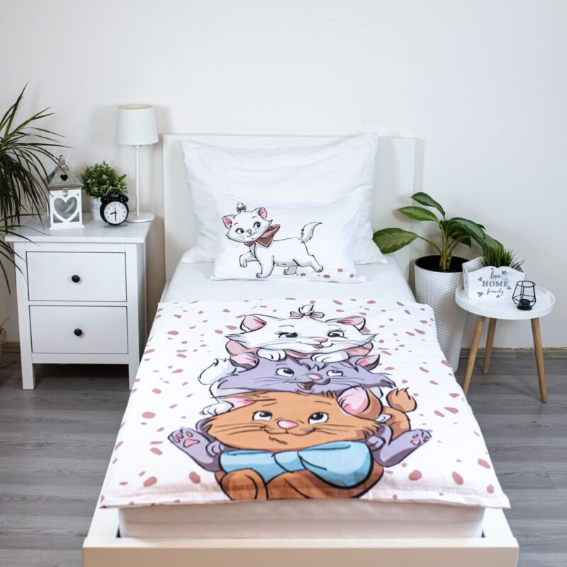 Friends overtrek van Disney AristoCats, 100 x 135 cm, kussensloop 40 x 60 cm