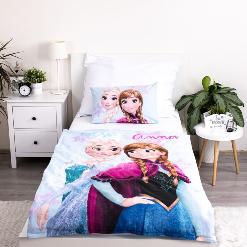 Sisters overtrek van Disney Frozen, 100 x 135 cm, kussensloop 70 x 90 cm