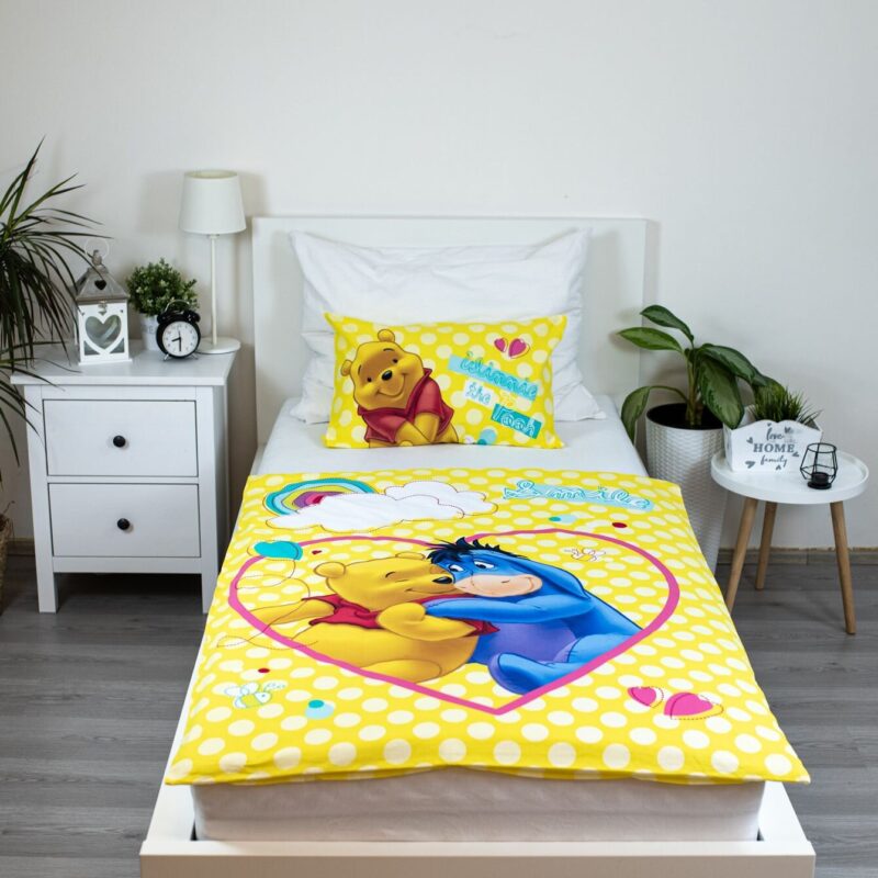 100 x135 cm overtrek van Disney Winnie The Pooh, 100 x 135 cm, kussensloop 40 x 60 cm