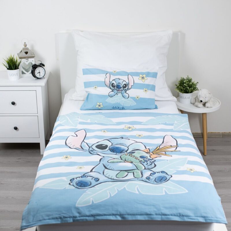 HUGS overtrek van Lilo en Stitch, 100 x 135 cm, kussensloop 40 x 60 cm