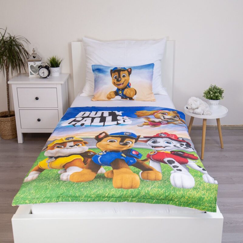 Duty Calls overtrek van Paw Patrol, 100 x 135 cm, kussensloop 40 x 60 cm