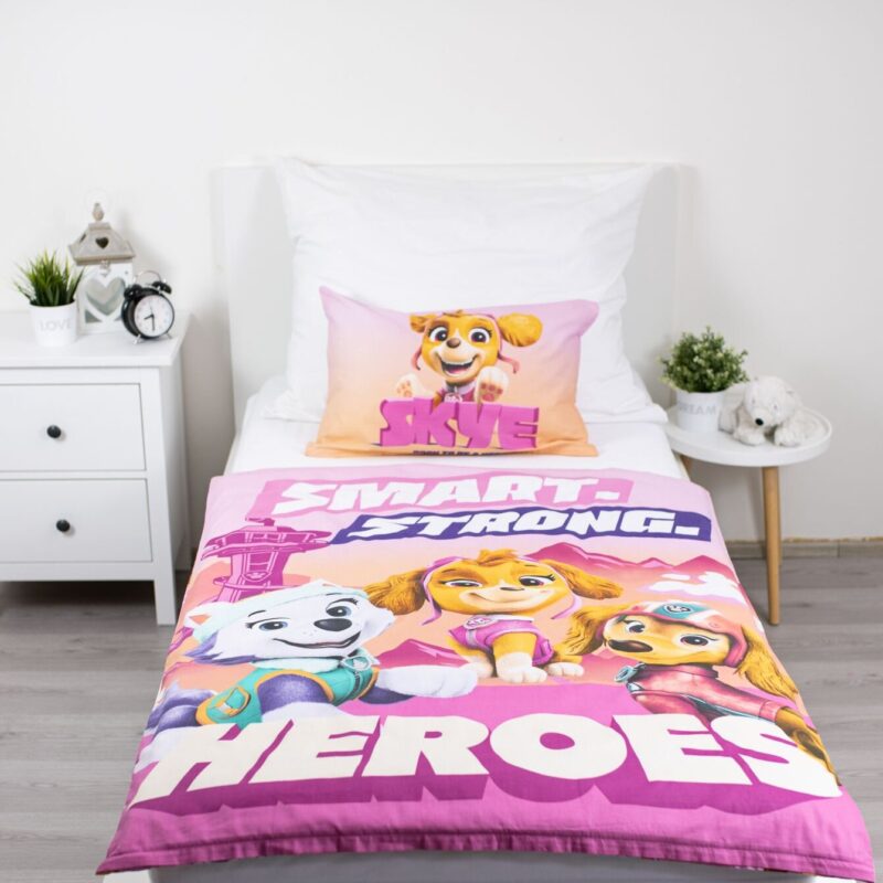 Heroes overtrek van Paw Patrol, 100 x 135 cm, kussensloop 40 x 60 cm