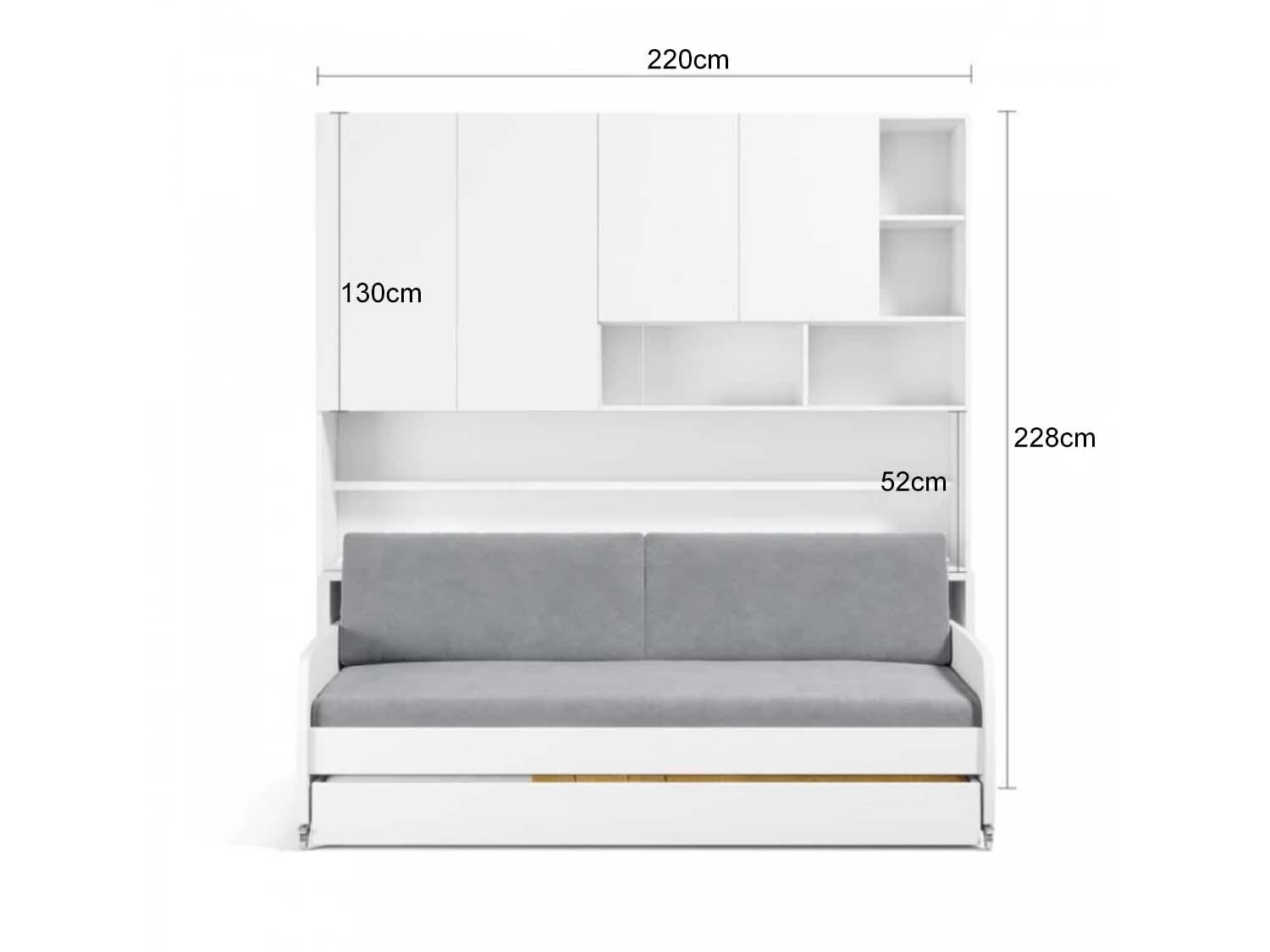 Bedkast compact met zit mogelijkheid van Multimo