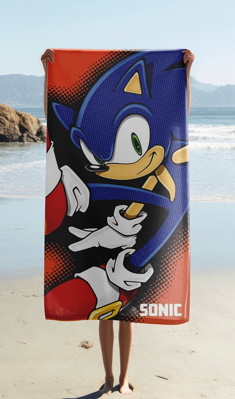 100% katoen strandhanddoek 70 x 140 cm Katoen van Sonic in 70 x 140 cm