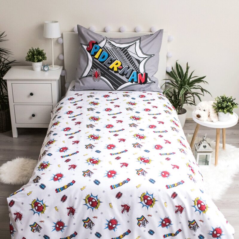 100% katoen dekbedset Pop van Spiderman in 140 x 200 cm