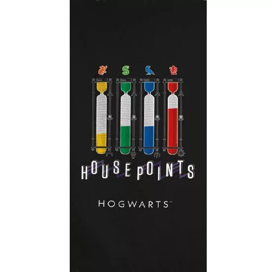 House Points 70 x 140 cm badlaken van Harry Potter, 70 x 140 cm