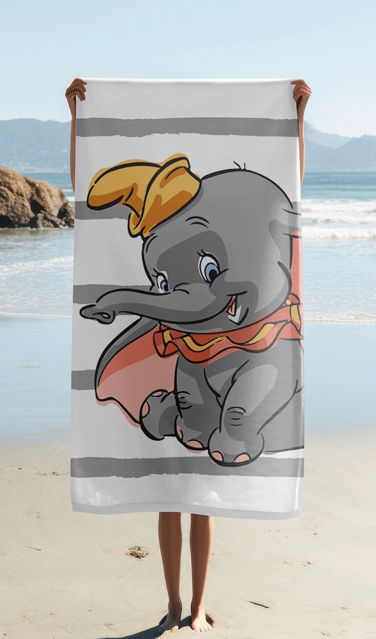 70 x 140 cm badlaken van Disney Dumbo, 70 x 140 cm