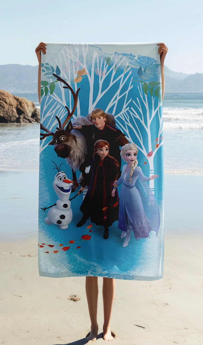 70 x 140 cm badlaken van Disney Frozen, 70 x 140 cm